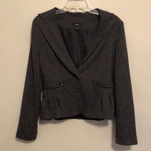 Grey three piece suit